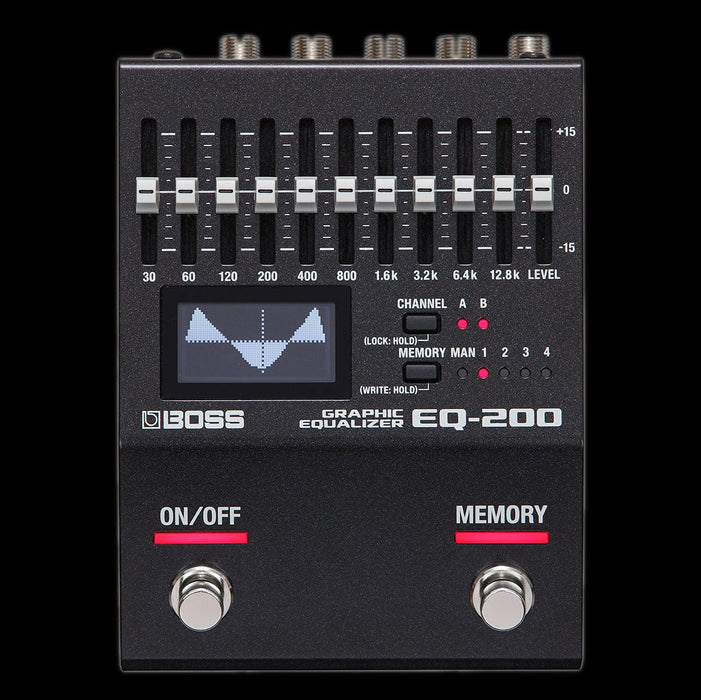 Boss EQ-200 Graphic Equalizer Guitar Effect Pedal — Truetone Music