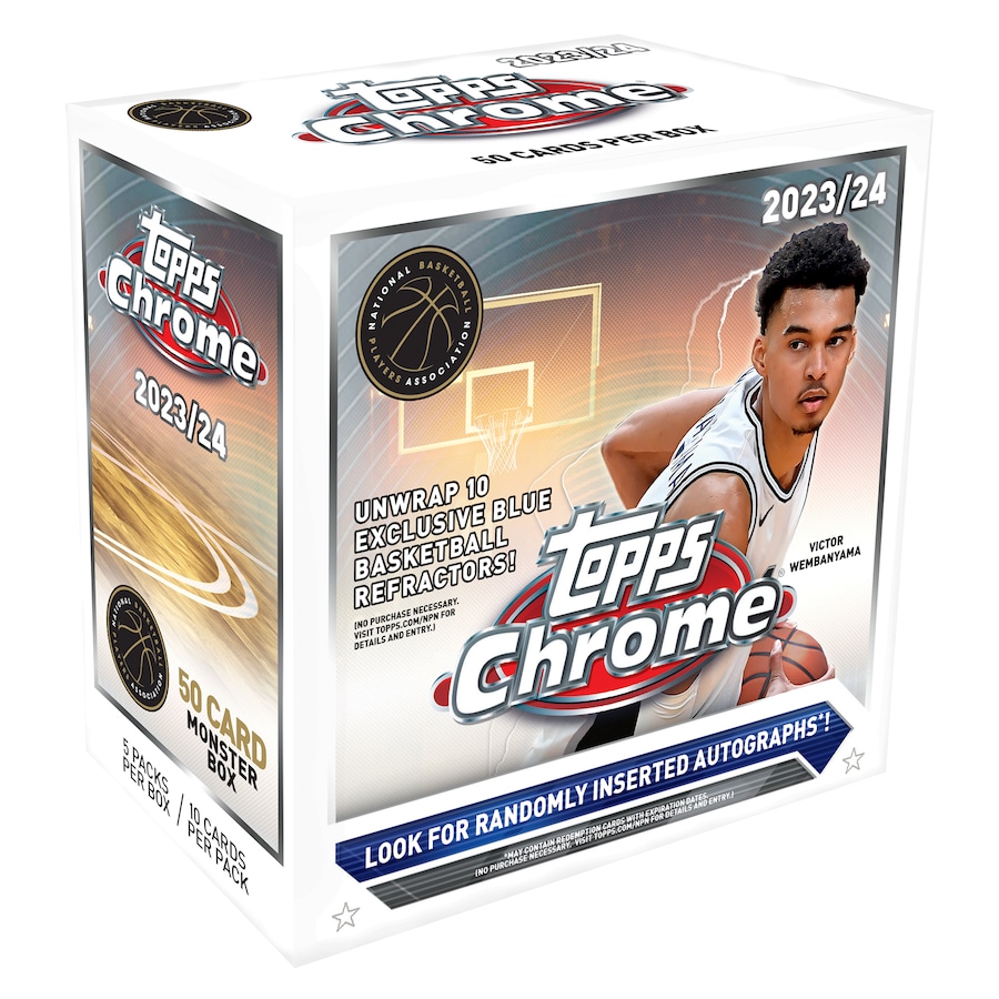 🏀 2023-24 TOPPS CHROME BASKETBALL MONSTER BOX【製品情報