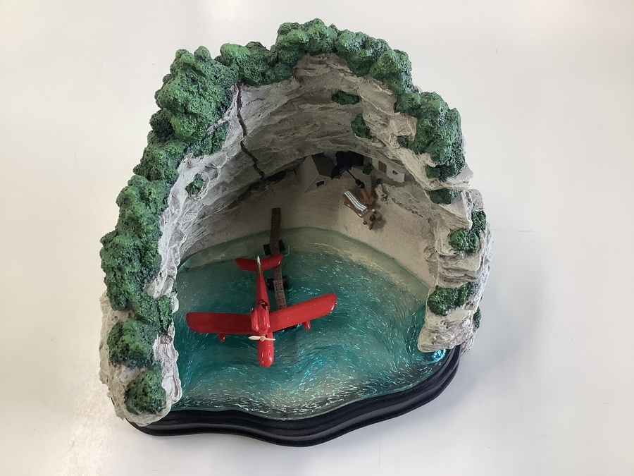 スマホで購入】スタジオジブリ 紅の豚 ライトアップサウンドジオラマ