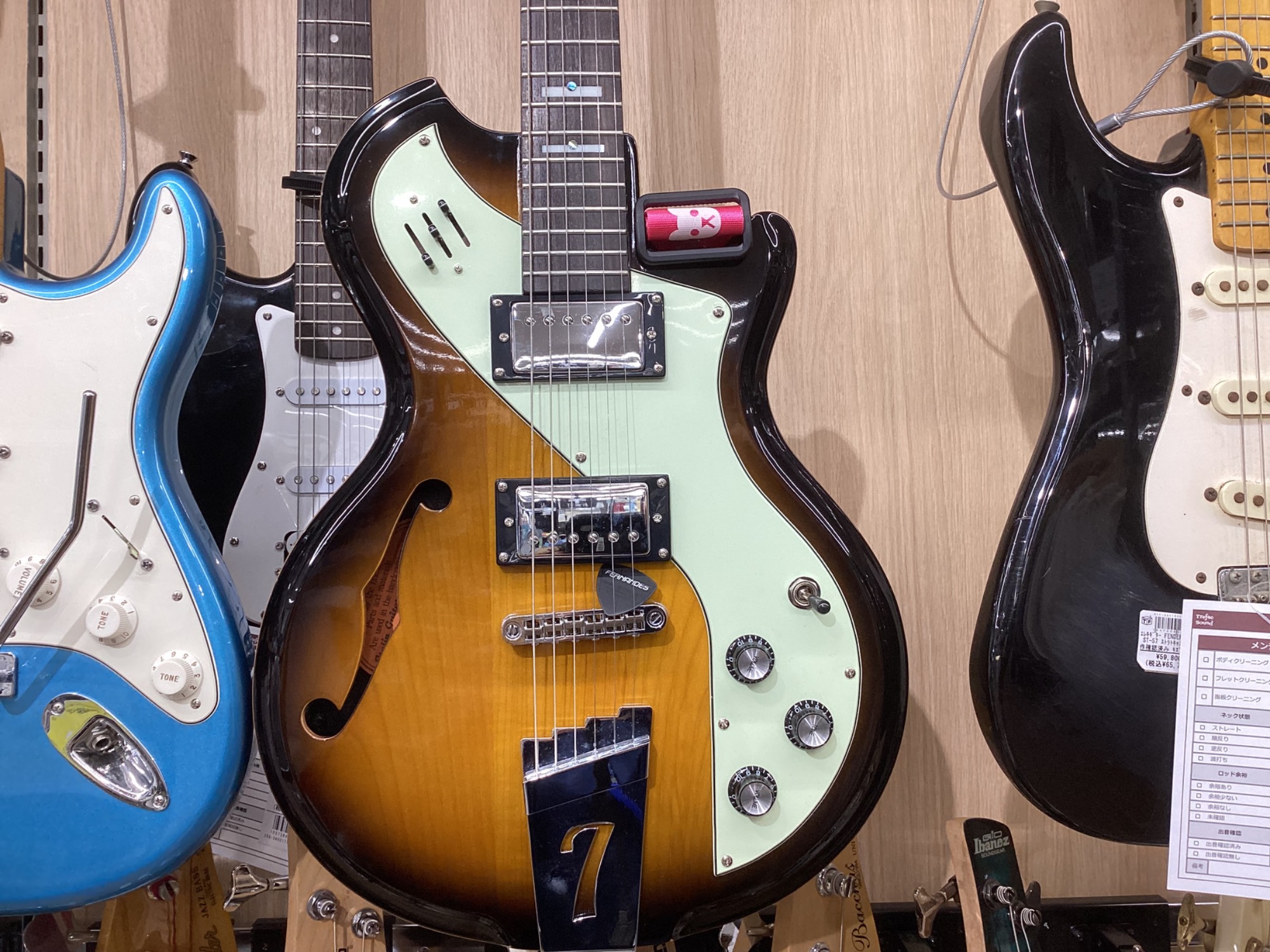 エレキギター Italia Guitars MONDIAL CLASSIC 2TONE SUNBUURST を買取
