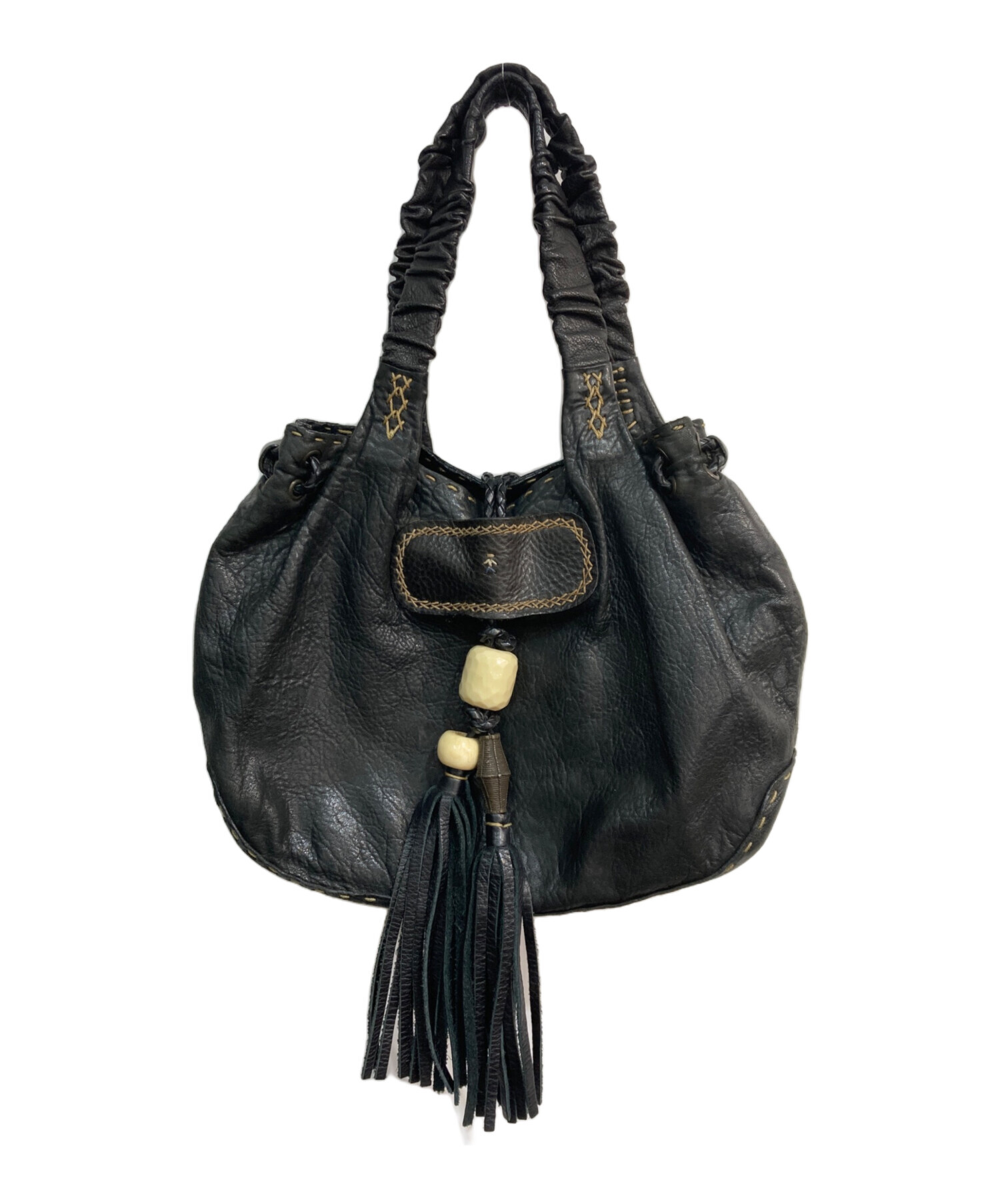 中古・古着通販】HENRY BEGUELIN (エンリーベグリン) オミノ刺繍レザー