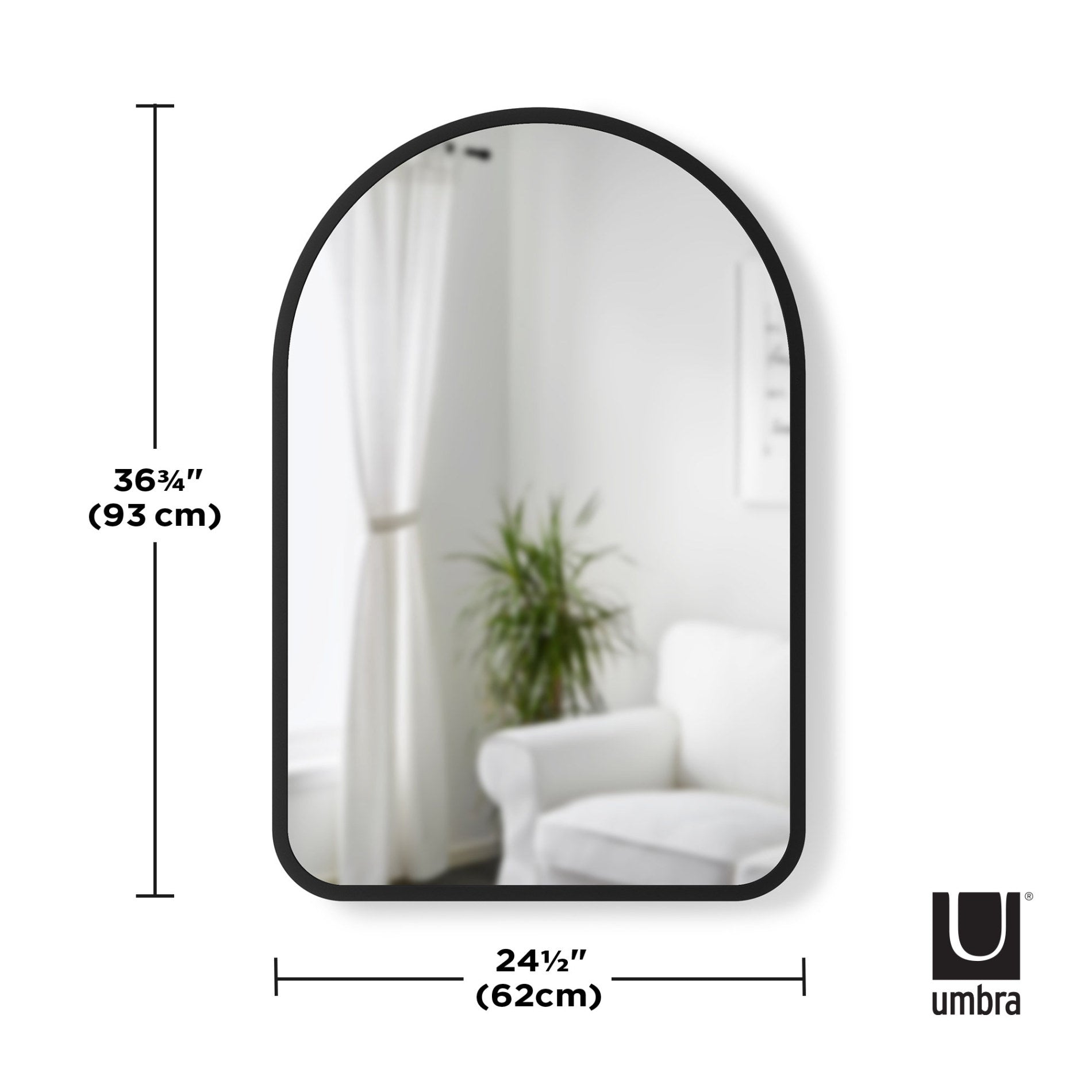 Hub Arched Mirror | Unique Modern Wall Mirror | Umbra