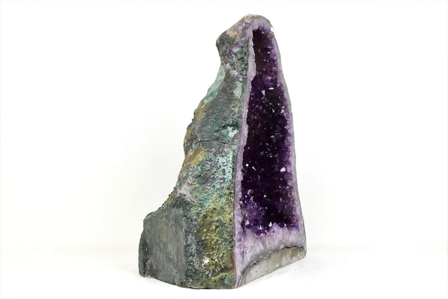 アメジストドーム 背面セメント加工無し｜原産地より直輸入｜紫水晶