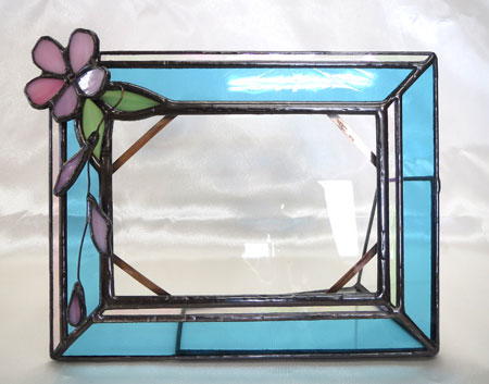 ステンドグラス・ビトロ Stained Glass Vitrail / No.119 写真立て(桜)