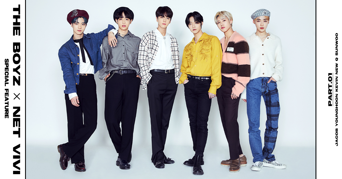 THE BOYZのジェイコブ、ヨンフン、ケビン、ニュー、キュー、ソヌが練習