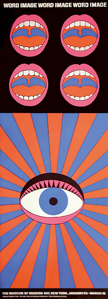 横尾忠則「“WORD AND IMAGE”展ポスター」 | 山田書店美術部オンライン