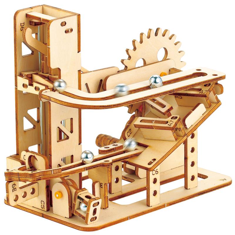 木製エレベーター式 コースタークラフトキット | ゆめ画材