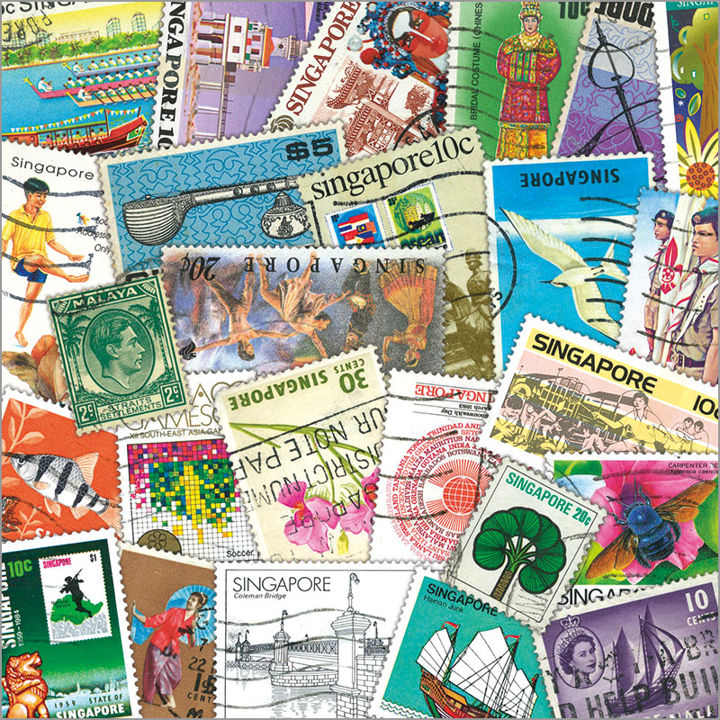 切手・趣味の通信販売｜スタマガネット シンガポール 50種(50種): 外国切手