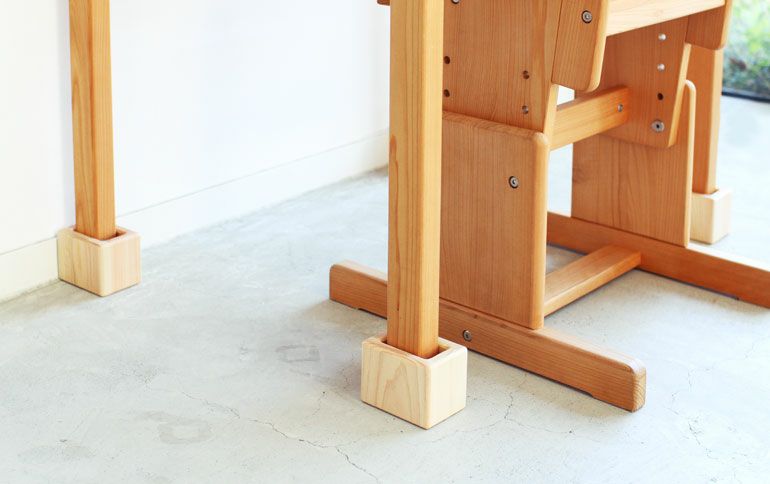 つくえくつ（4本脚デスク専用）｜家具と学習机(デスク)の専門店キシル