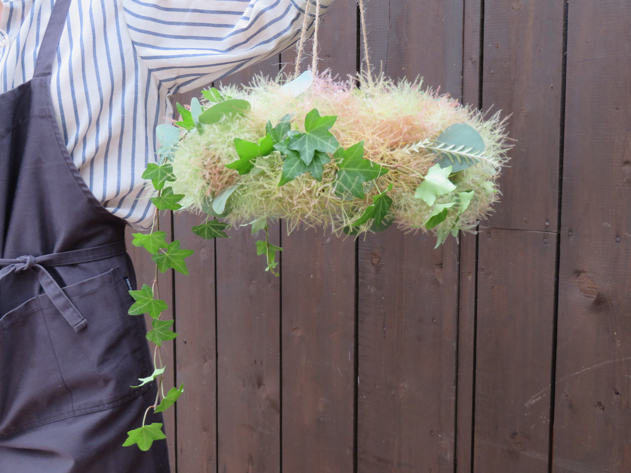 スモークツリーのフライングリース、みなさん素敵に仕上がりました