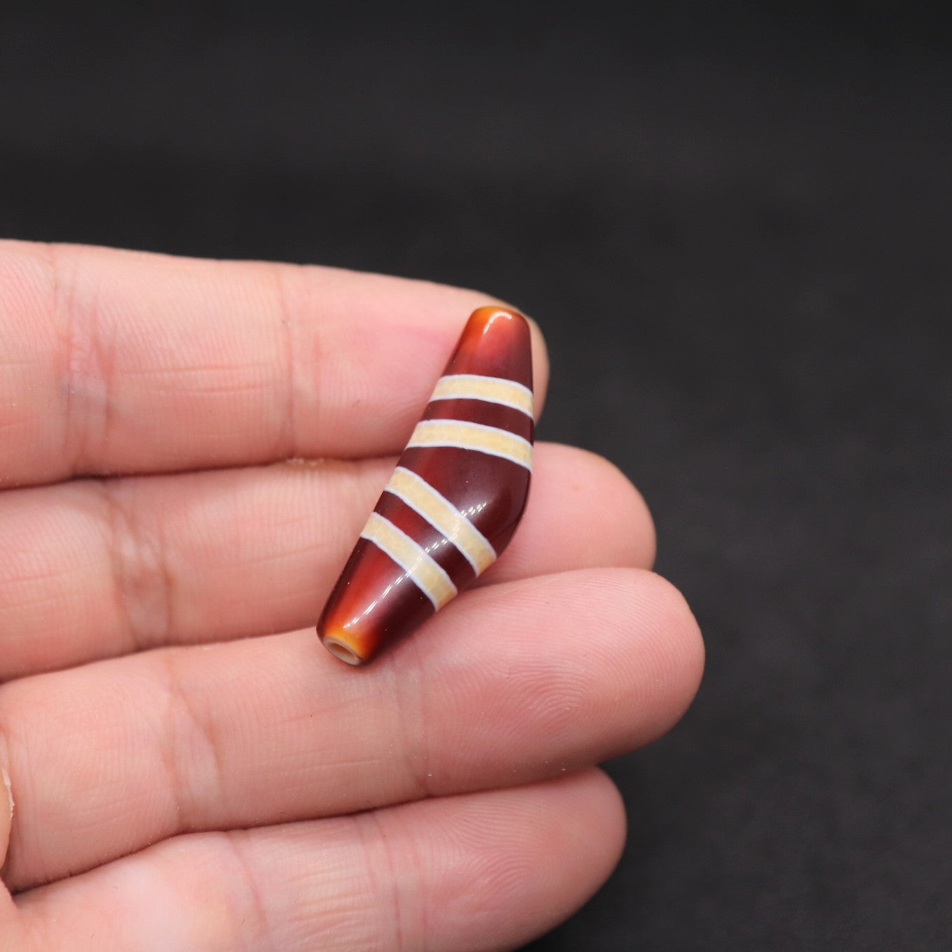 弓型線天珠34.3㎜【上肯天珠】 – 天然石屋 優月堂