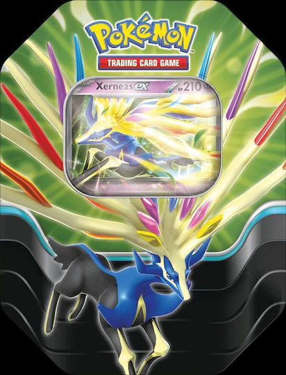 Azure Legends Tins Xerneas Ex Tin Pokémon | Skroutz.mt