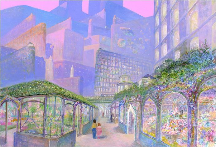 イバラードの世界 井上直久絵画展」銀座三越