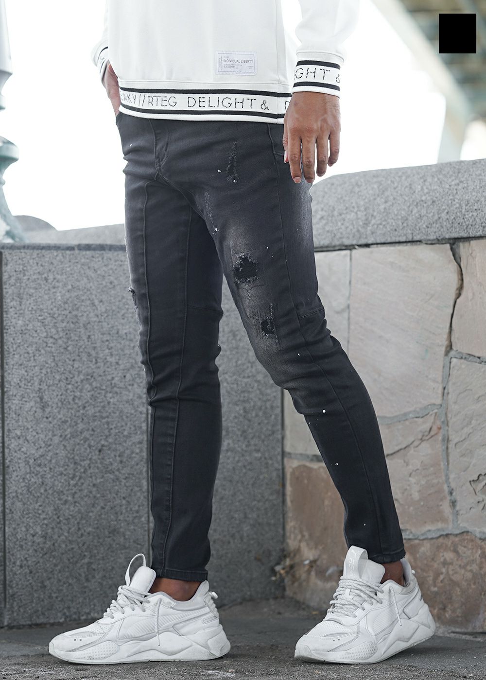 油彩画 履けないジーパン 油彩）履けないジーパン | Yui-Fujita-onlineshop