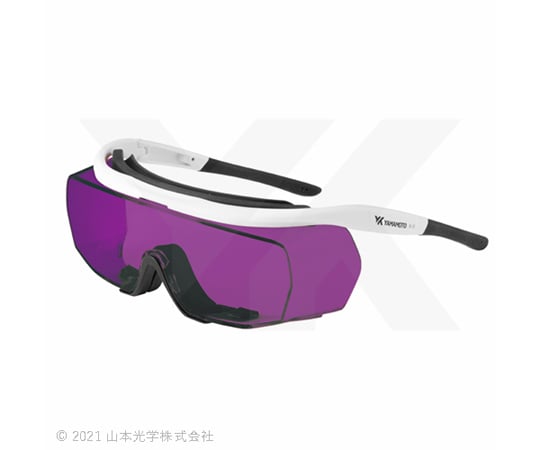 64-9627-34 レーザー光用遮光保護めがね（アジアンフィットモデル