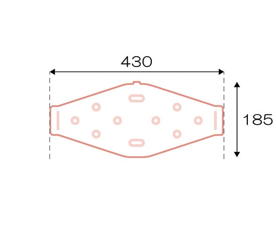7-6241-02 温熱用ホットパック Cタイプ（ひし形） 1箱（10個入） 61006