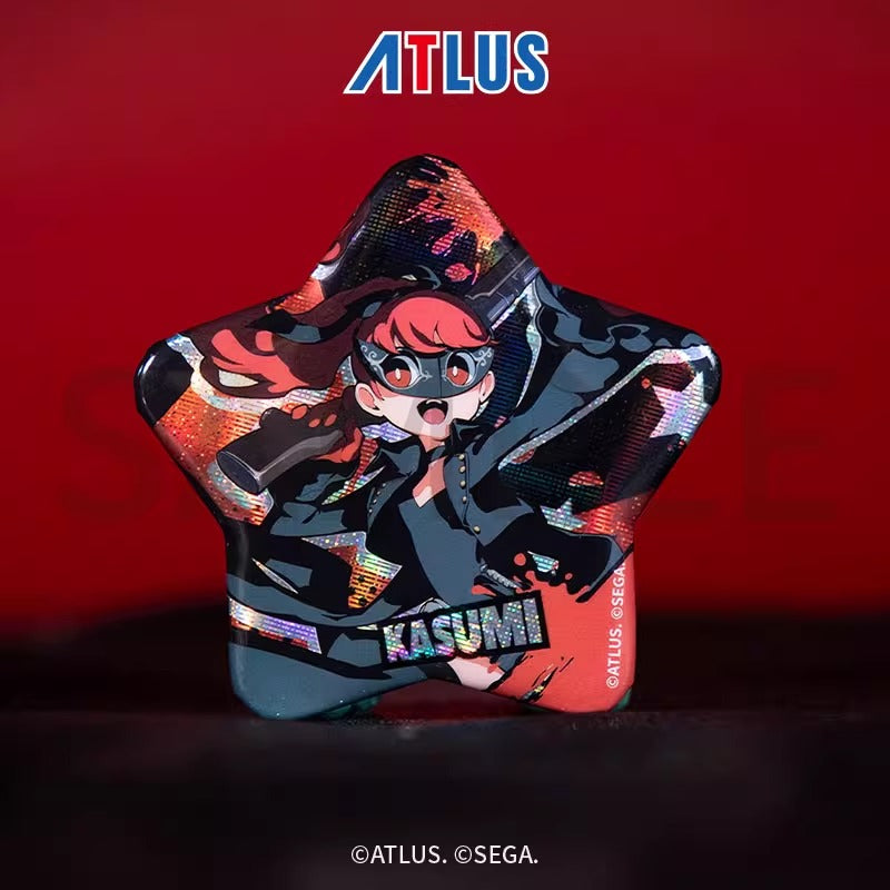 SEGA Store 中国限定 P5T ペルソナ5 タクティカ 星型缶バッジ 【1BOX