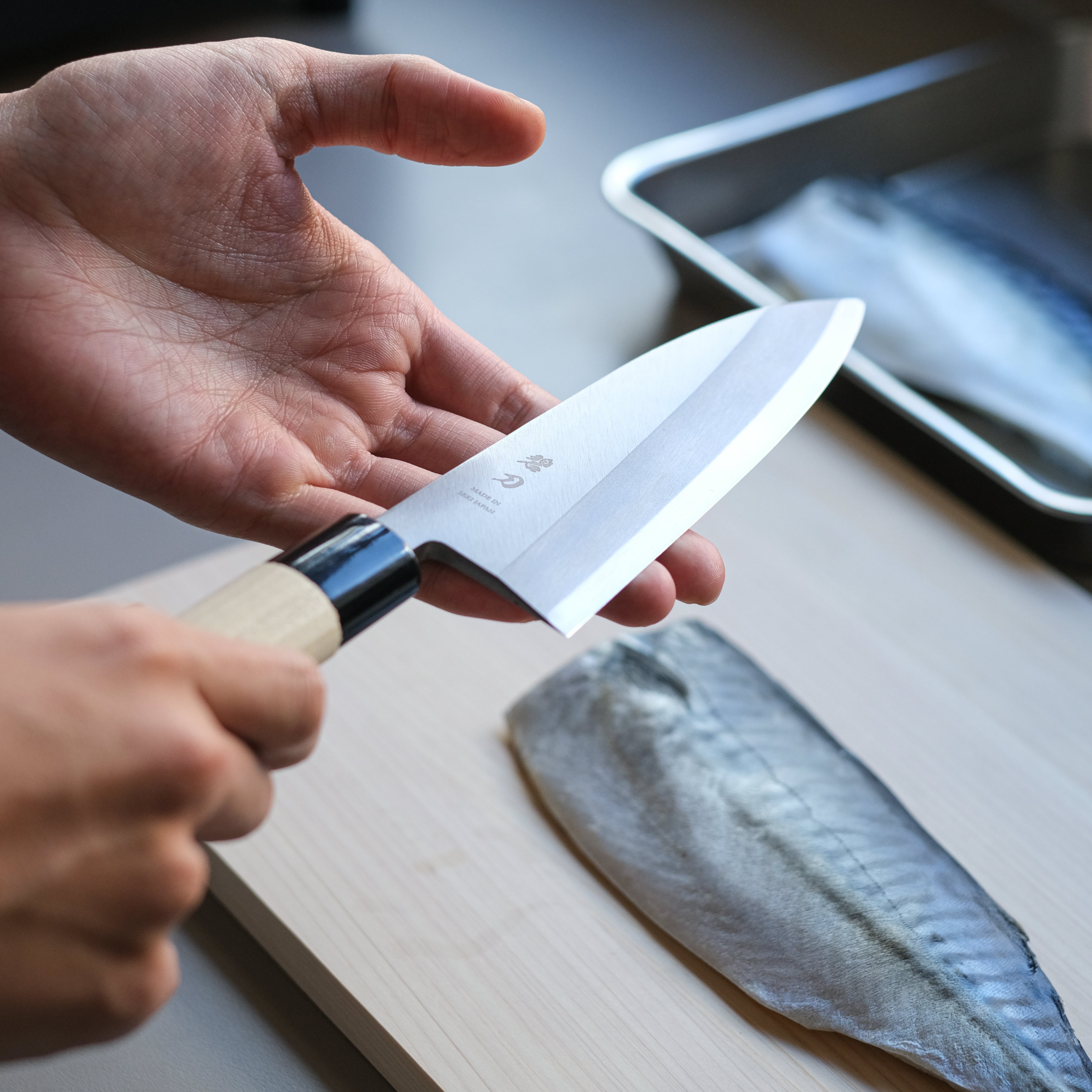 aoba 炭素鋼出刃包丁 - マグノリアハンドル