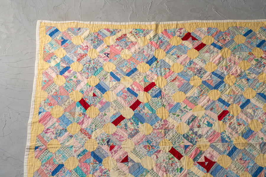 U.S.ヴィンテージ-アメリカンキルト・パッチワークキルト