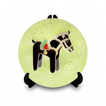 飾皿・干支30丸・郷土玩具 午「安藤七宝店オンラインショップ」