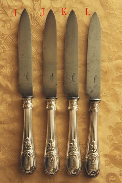 アンティーククリストフル christofle スチールブレード シルバー