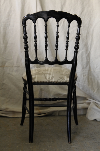 ナポレオンチェア 椅子 フランス アンティーク ナポレオン3世様式