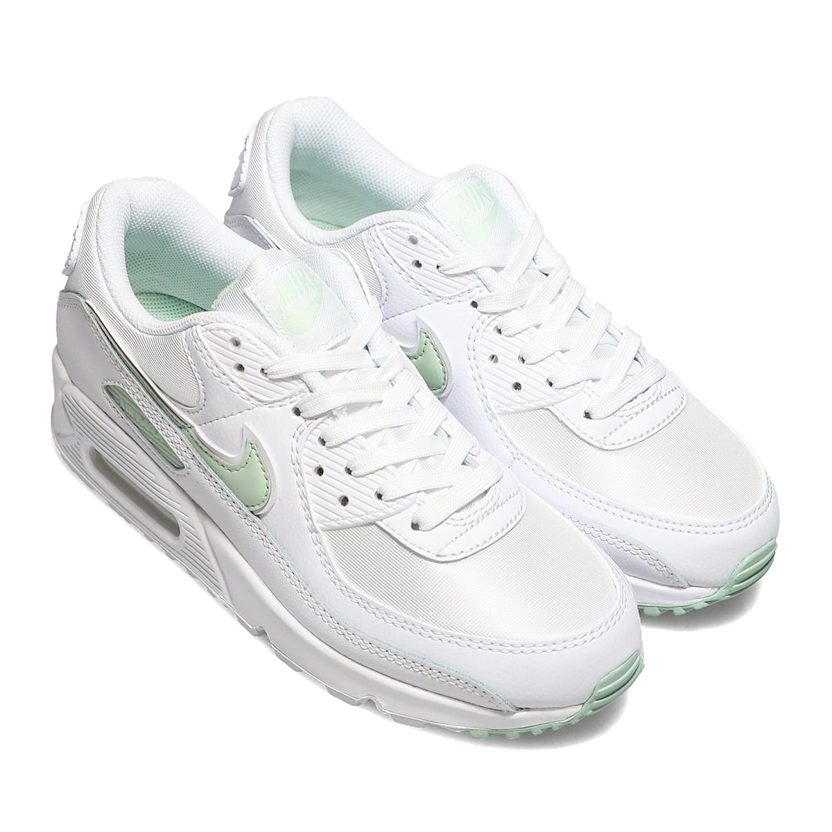 NIKE W AIR MAX 90 WHITE/PISTACHIO FROST 21FA-I（ナイキ ウィメンズ