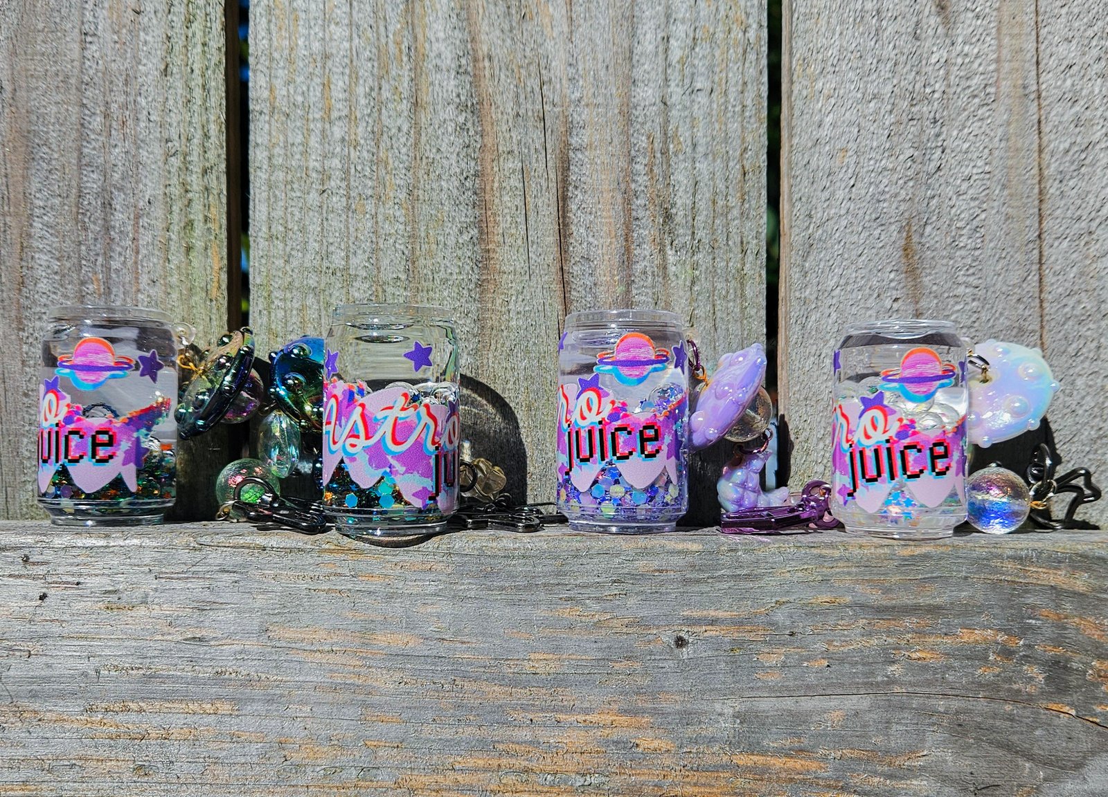 Astro Juice Liquid Shaker Keychain | Fantasy Fox Creations