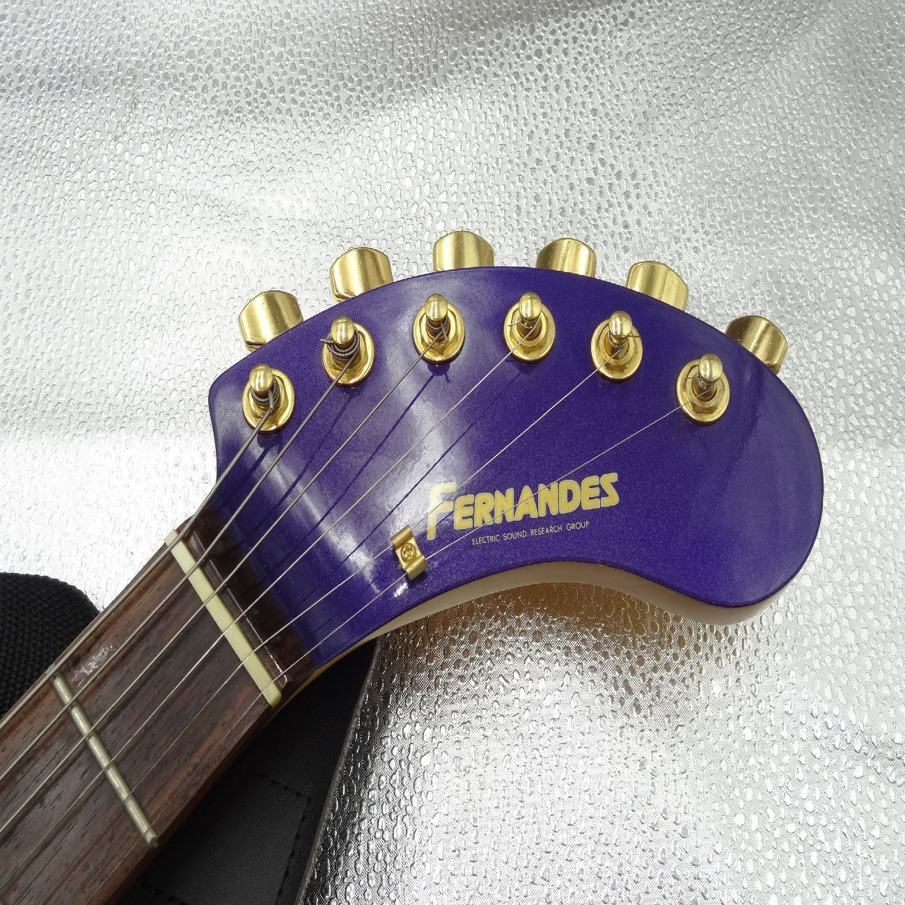 FERNANDES エレキギター ZO-3 フェルナンデス パープル アンプ内蔵