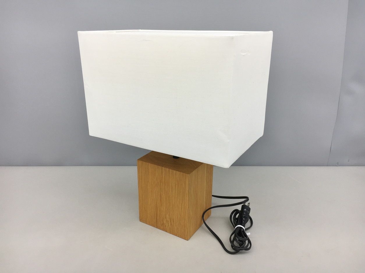 無印良品 MUJI スタンドライト MJ-SOSA オーク材スタンド 四角シェード