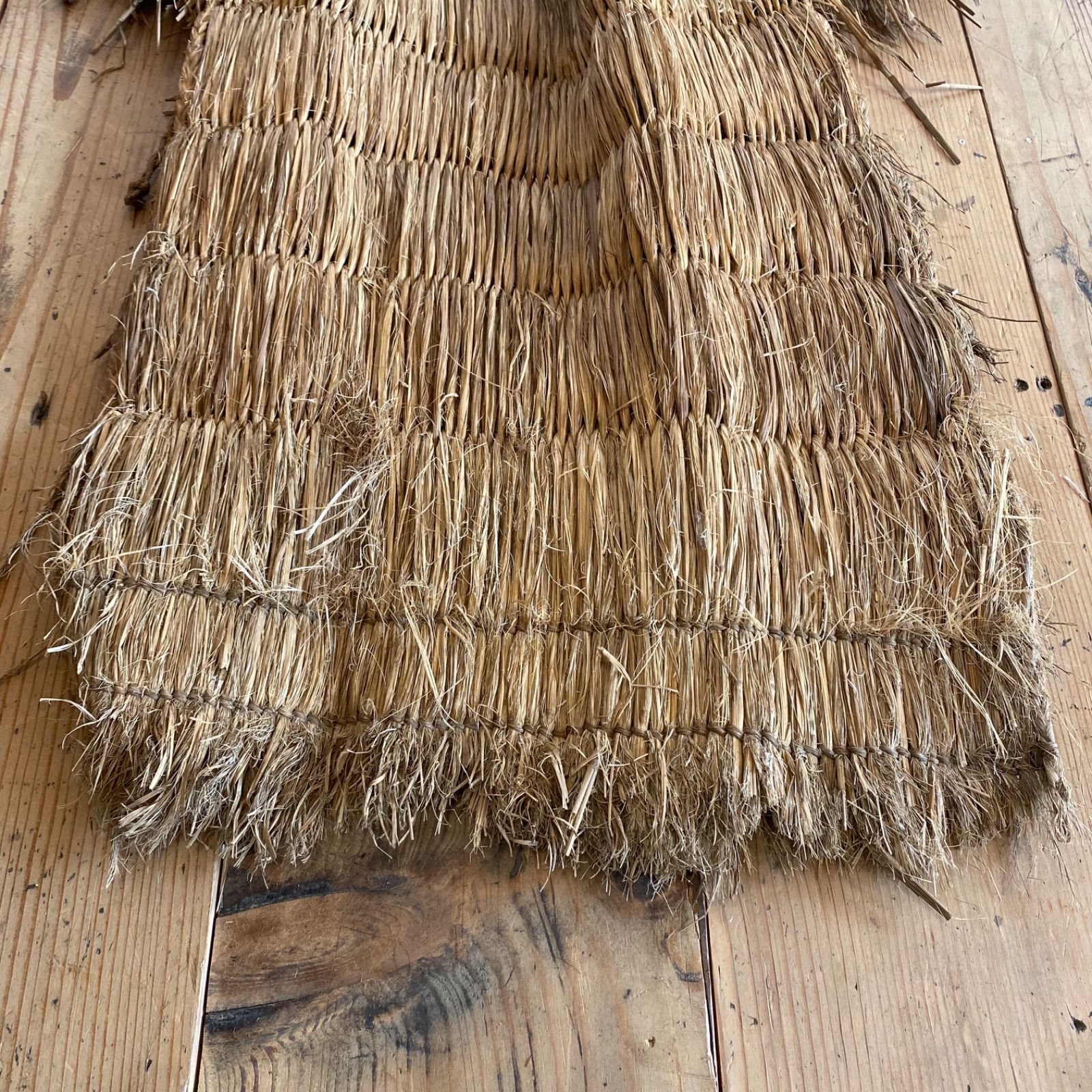 アンティーク 藁蓑 蓑 みの 民藝 民具 オブジェ y565 - メルカリ