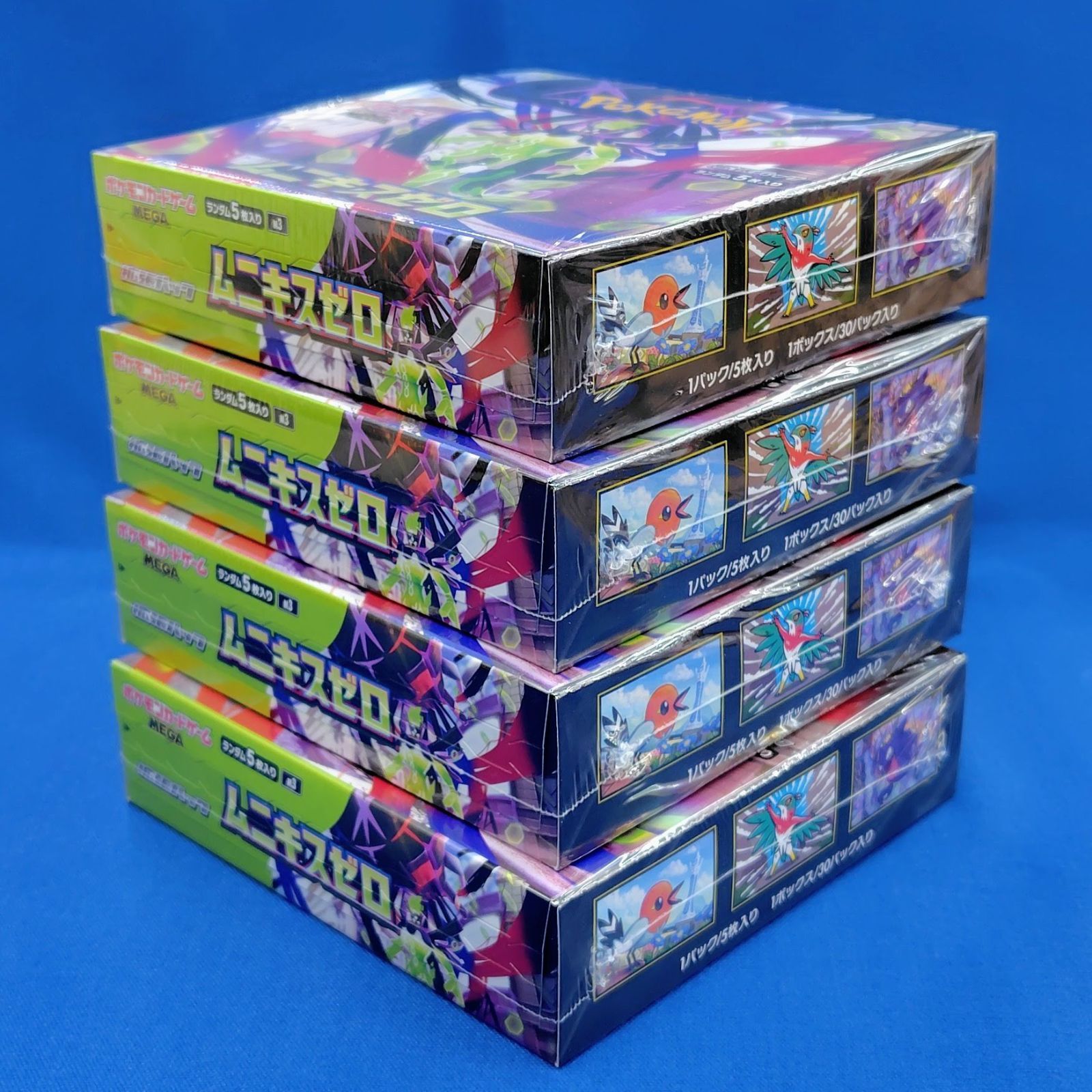 ムニキスゼロ 4BOXセット ポケモンカードMEGAメガ 拡張パック