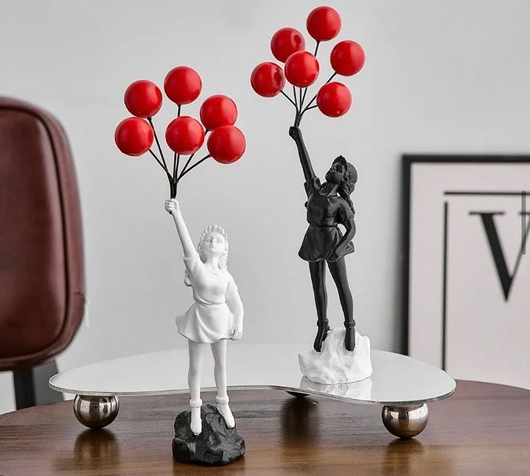 バンクシー フィギュア 風船と少女 インテリア 【新品未使用】Banksy