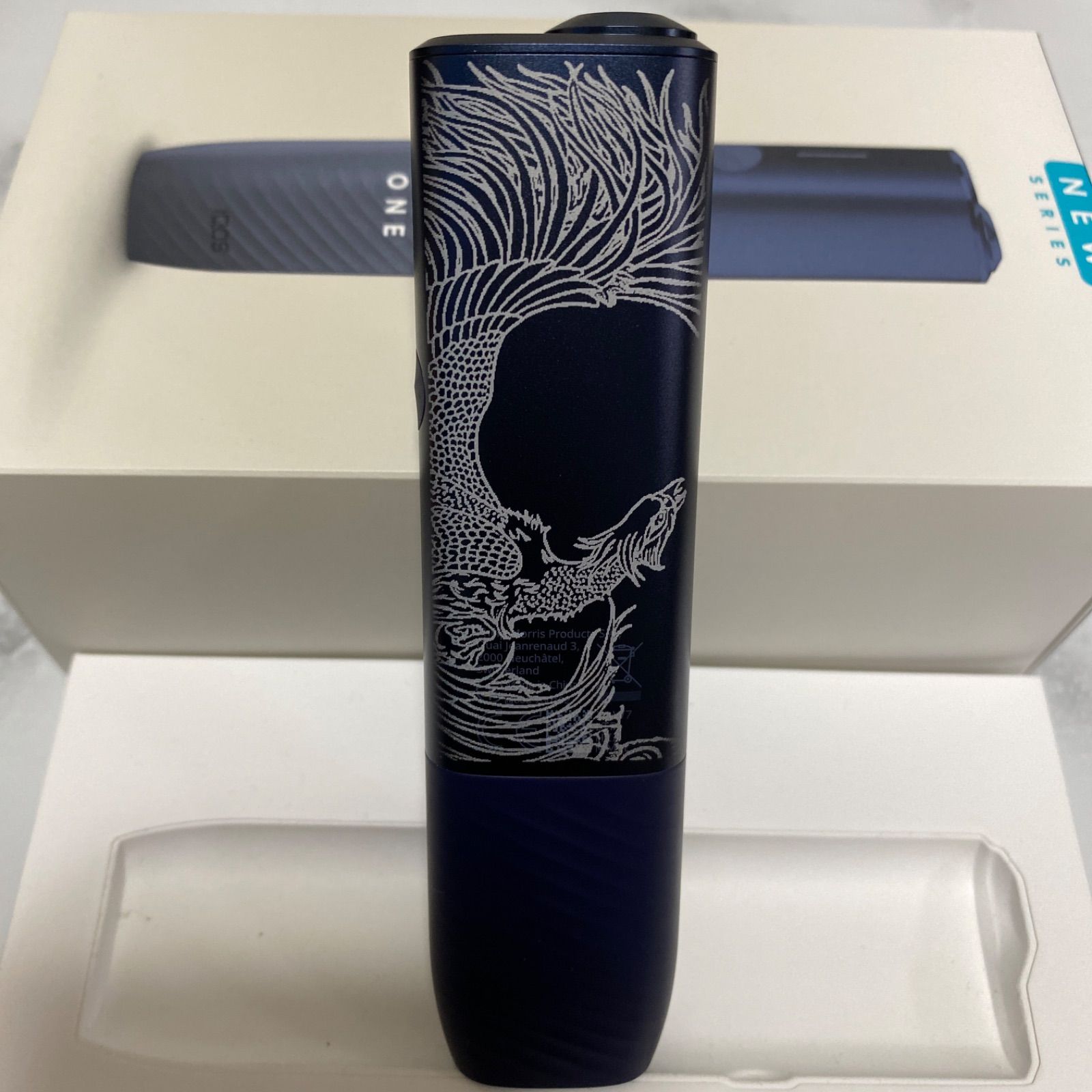 龍 鳳凰 デザイン レーザー加工 iQOS ILUMA i ONE アイコス イルマ i