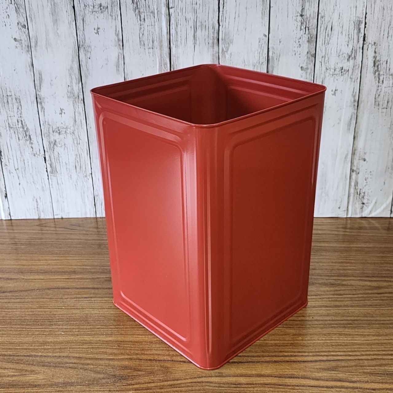 リメイク一斗缶（蓋なしレッド） 収納ボックス リメイク缶 - メルカリ
