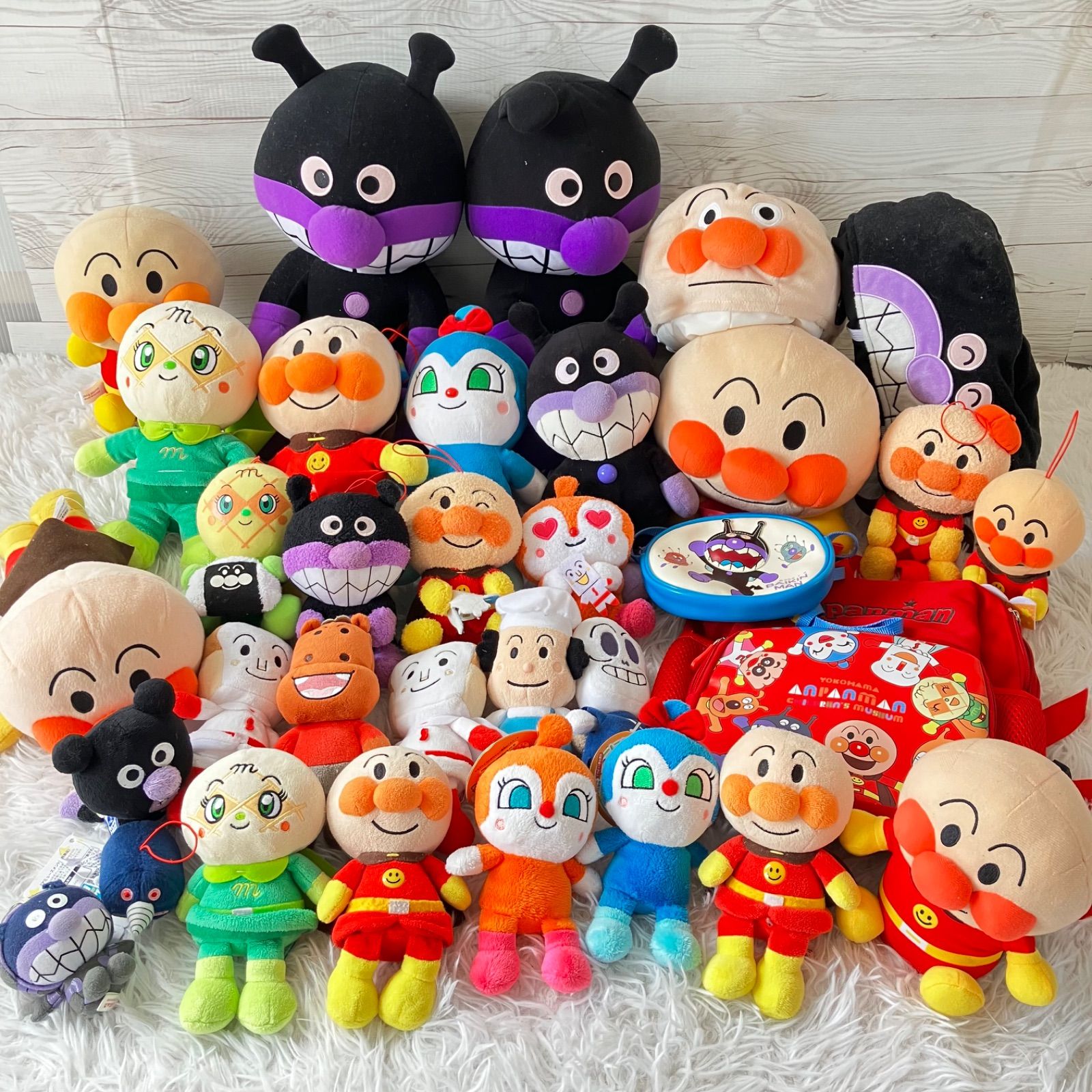 アンパンマン ぬいぐるみ 大量まとめ売り おもちゃ プリちぃビーンズ