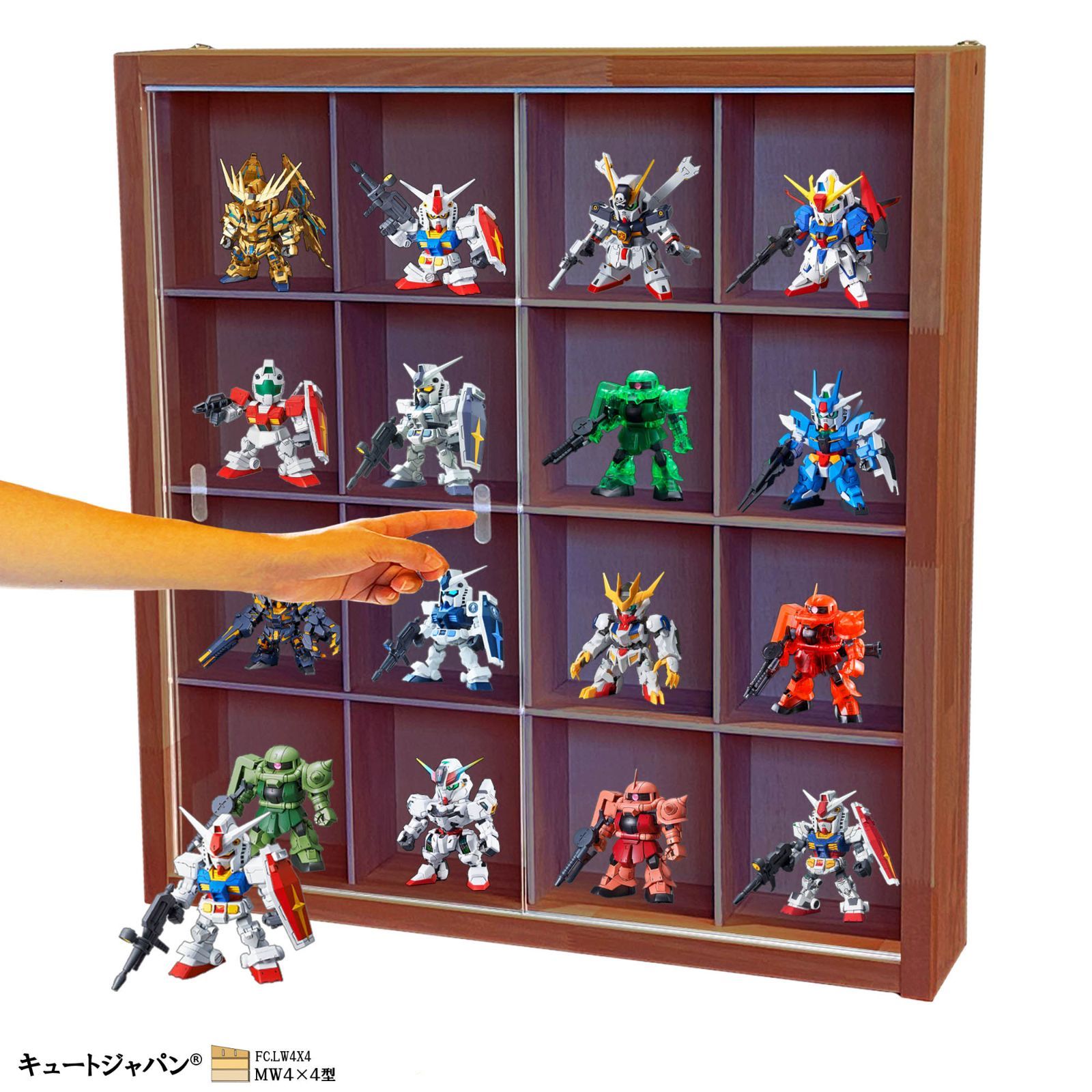 SDガンダム ガンプラ フィギュア ミニチュア 人形 インテリア マホガニ