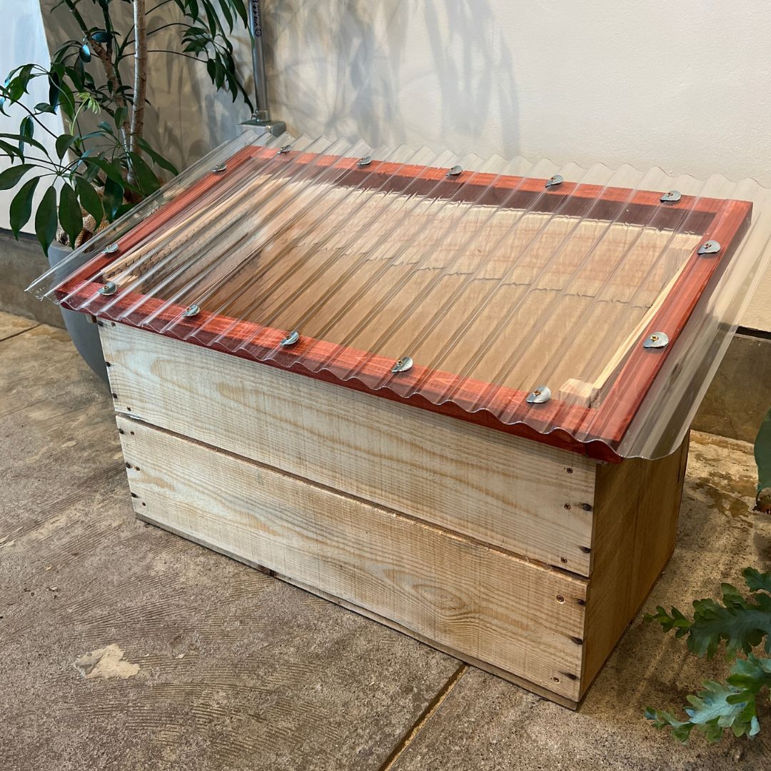 キエーロ りんご箱コンポスト（サイド網つき/クリア塗装） - メルカリ