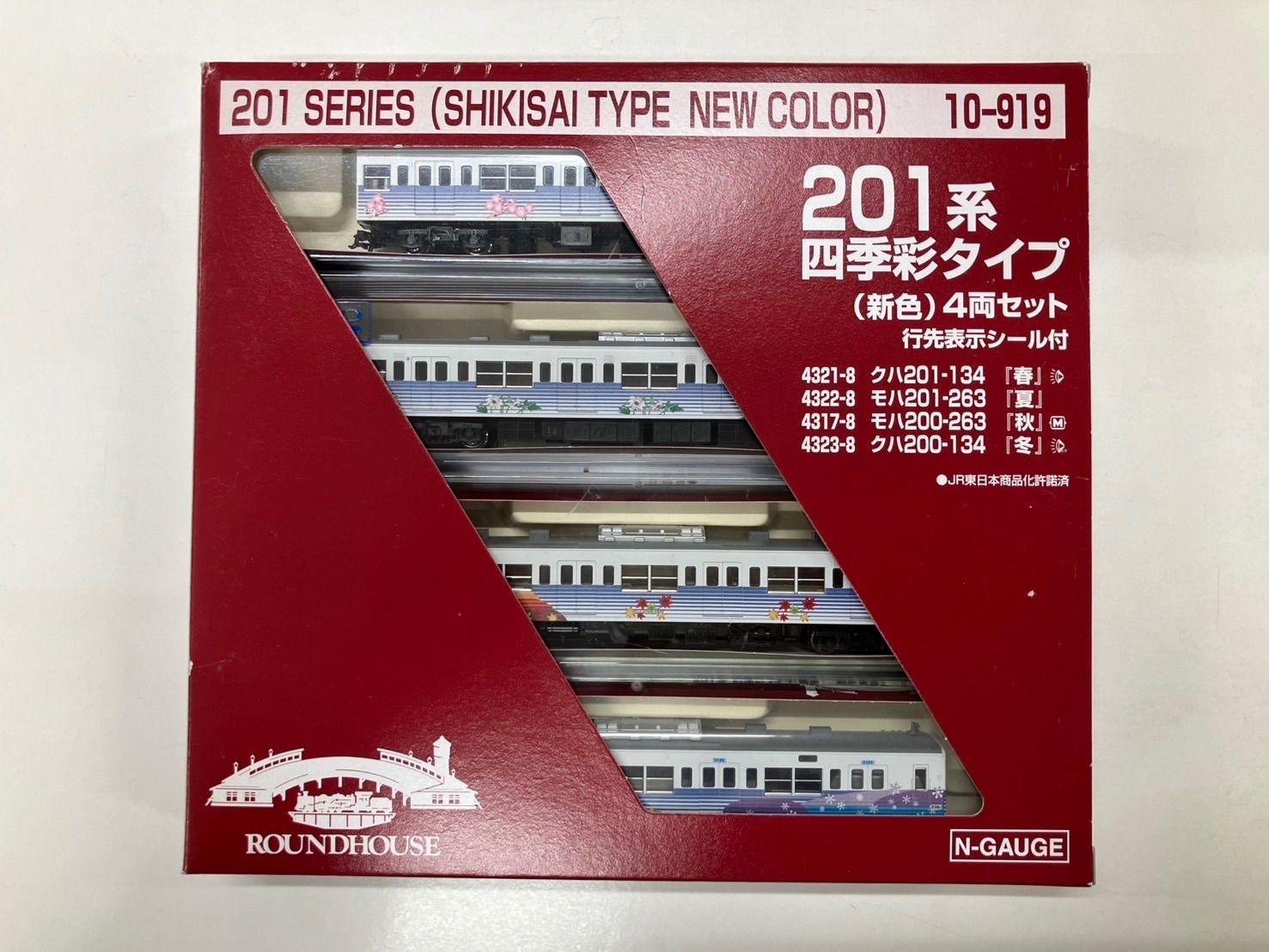 10 KATO201系 四季彩タイプ（新色）4両セット 10-919 - メルカリ