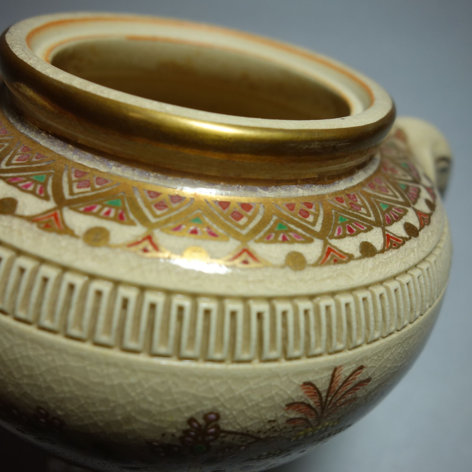 薩摩焼（白薩摩） 香炉 作家：光石 - メルカリ