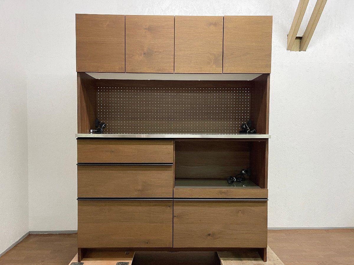 ○クラッシュゲート関家具 ニッポネア オウル(WN) 140cm幅 キッチン