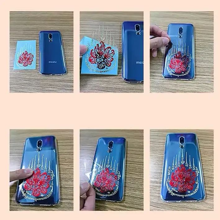 開運‼︎幸運のステッカー 六字真言 六字大明呪 チベット文字 曼荼羅 富