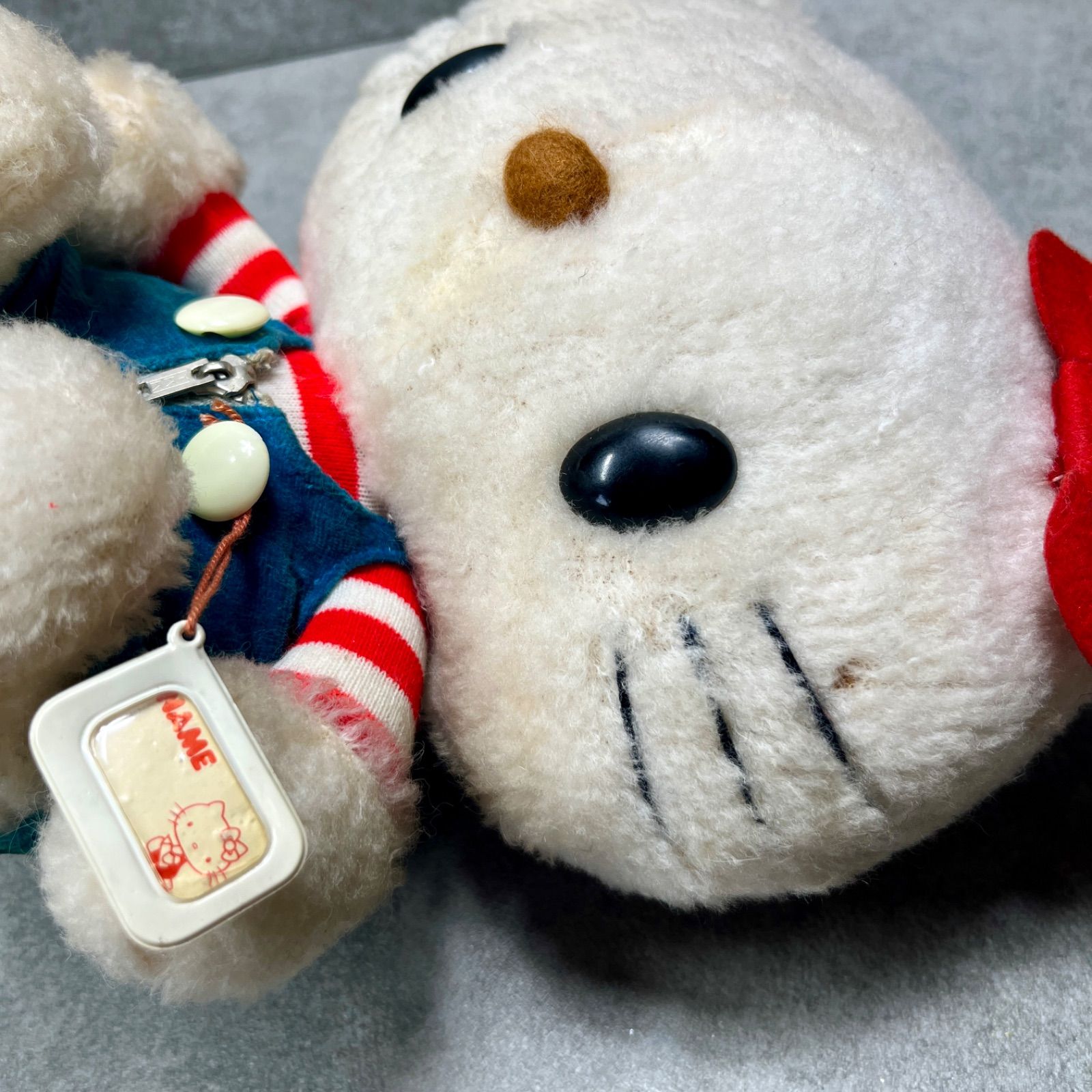 激レア 希少 ハローキティ ぬいぐるみ 昭和レトロ 70年代 初期 当時物