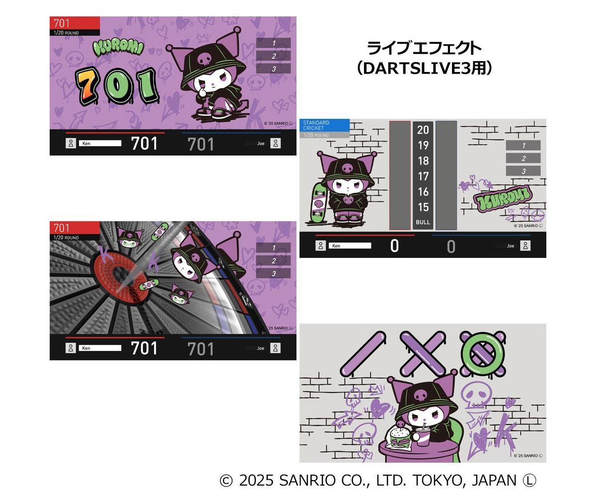 全国送料無料】Sanrio characters ダーツセット with DARTSLIVE CARD