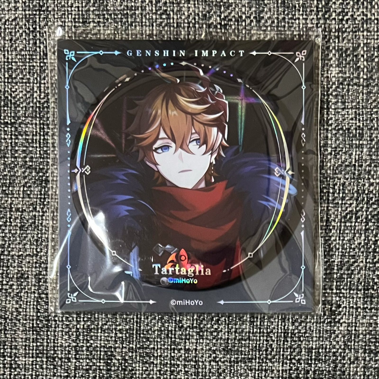 公式正規品 缶バッチ 原神 冬夜の戯劇シリーズ 冬夜愚戲 タルタリヤ