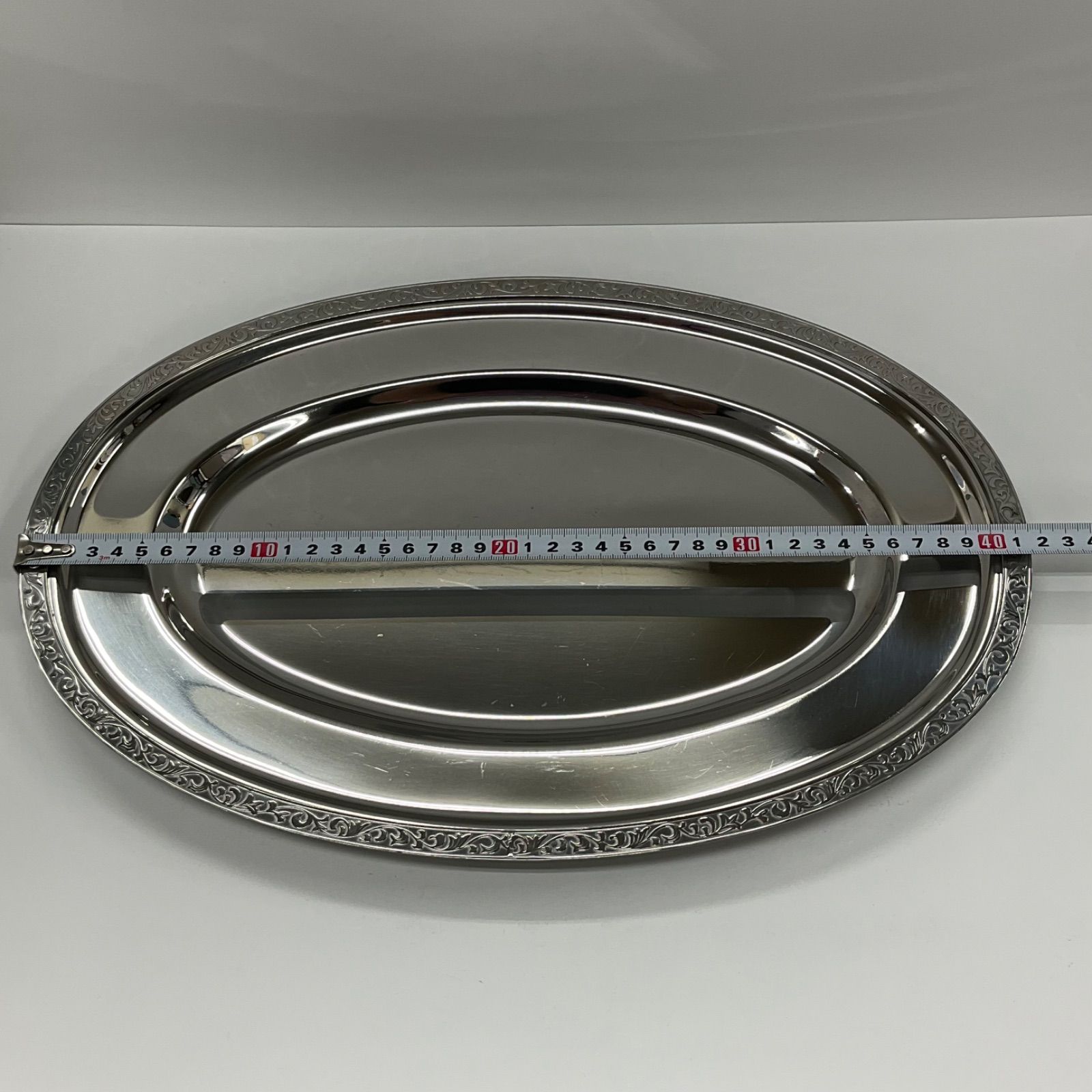 和田助製作所 小判皿 16インチ 3枚】18-8 ステンレス モンテリー 楕円