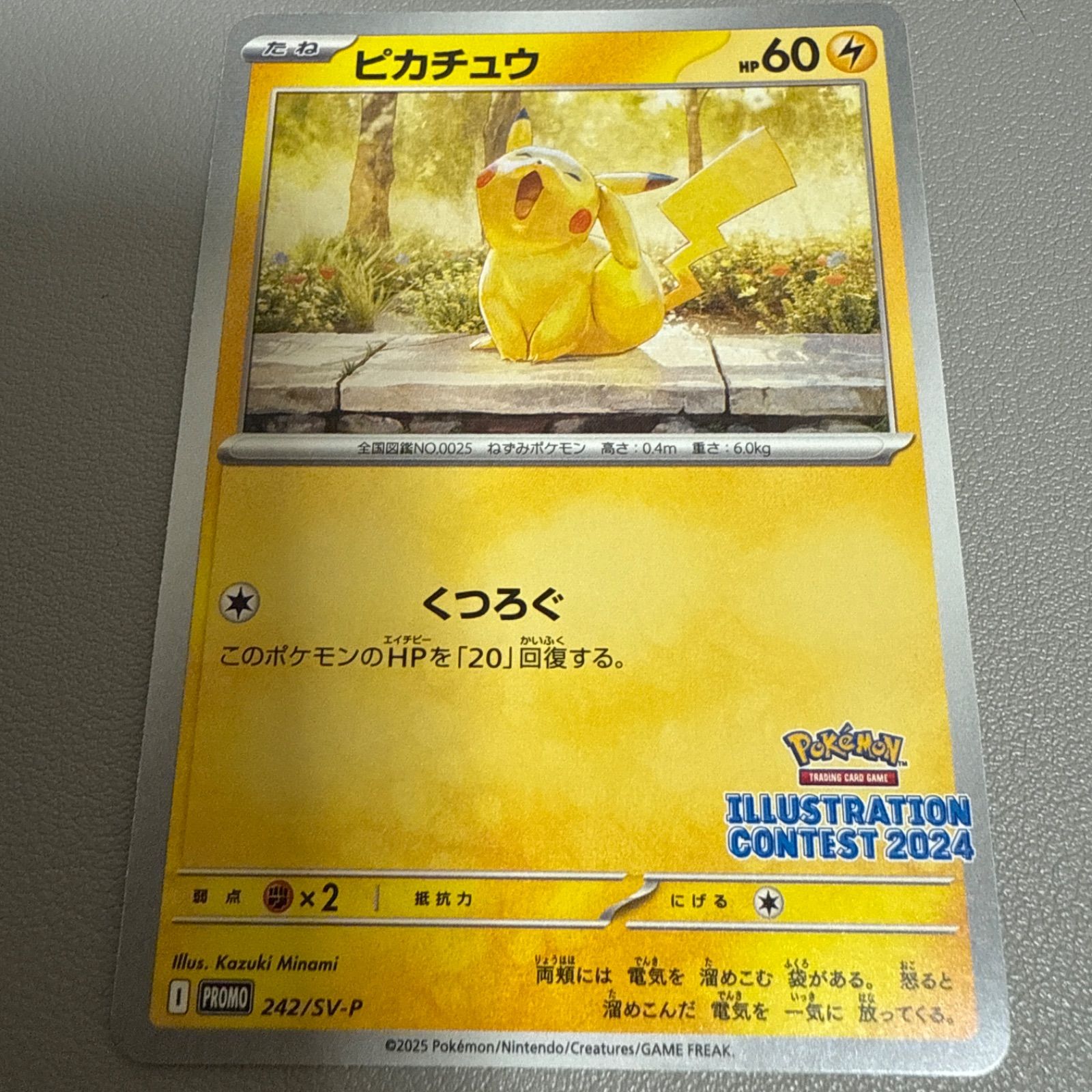 PSA10 ピカチュウ 242 ILLUSTRATION CONTEST2024 Pikachu 242/SV-P