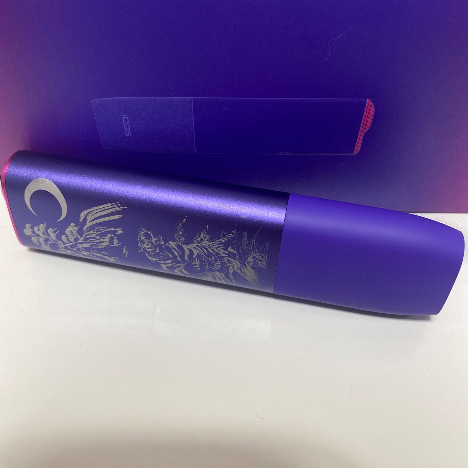 虎 三日月 デザイン レーザー加工 iQOS ILUMA ONE アイコス イルマ