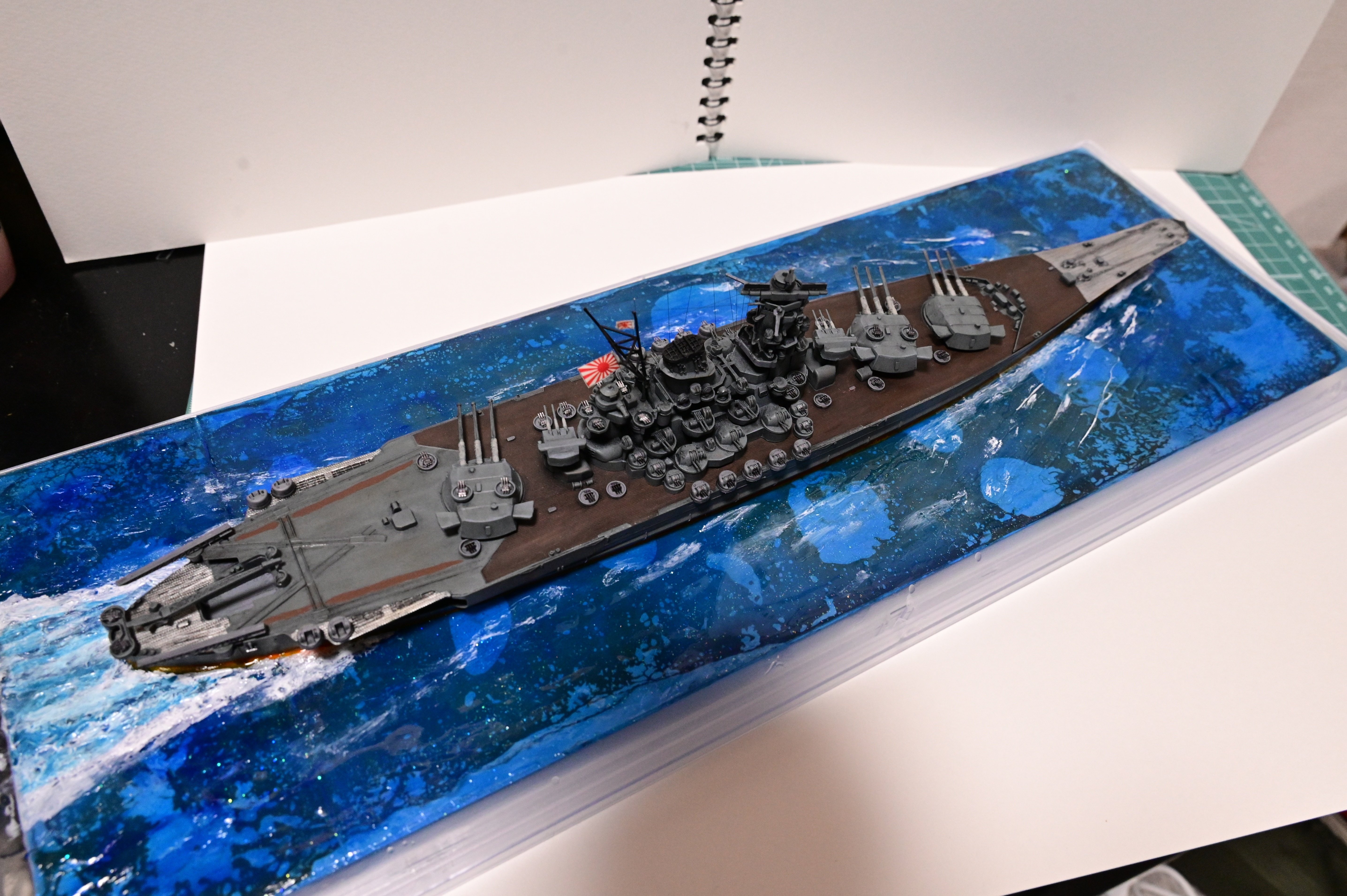 プラモデル制作記】タミヤ 1/700 戦艦「大和」 その8（完成