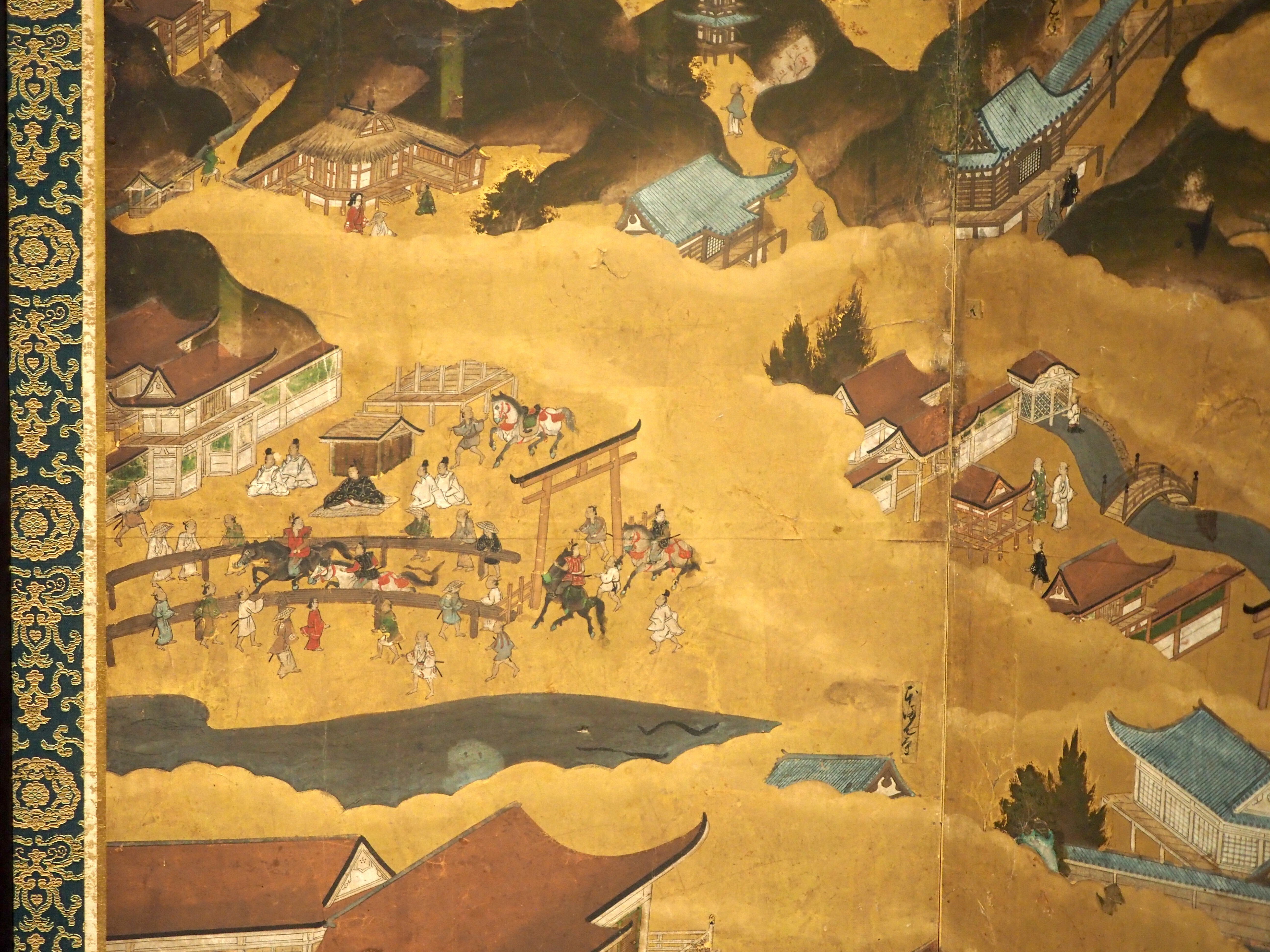 浮世絵の展示室に『洛中洛外図屏風』とは、これいかに？ @東京国立